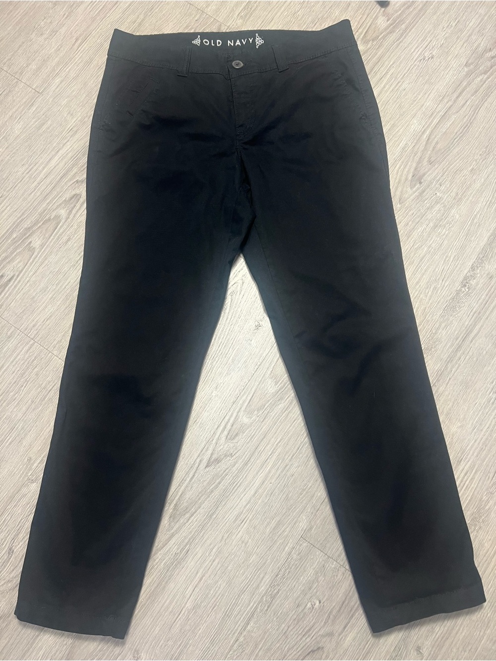 Old Navy Black Women’s Straight-Leg Trousers